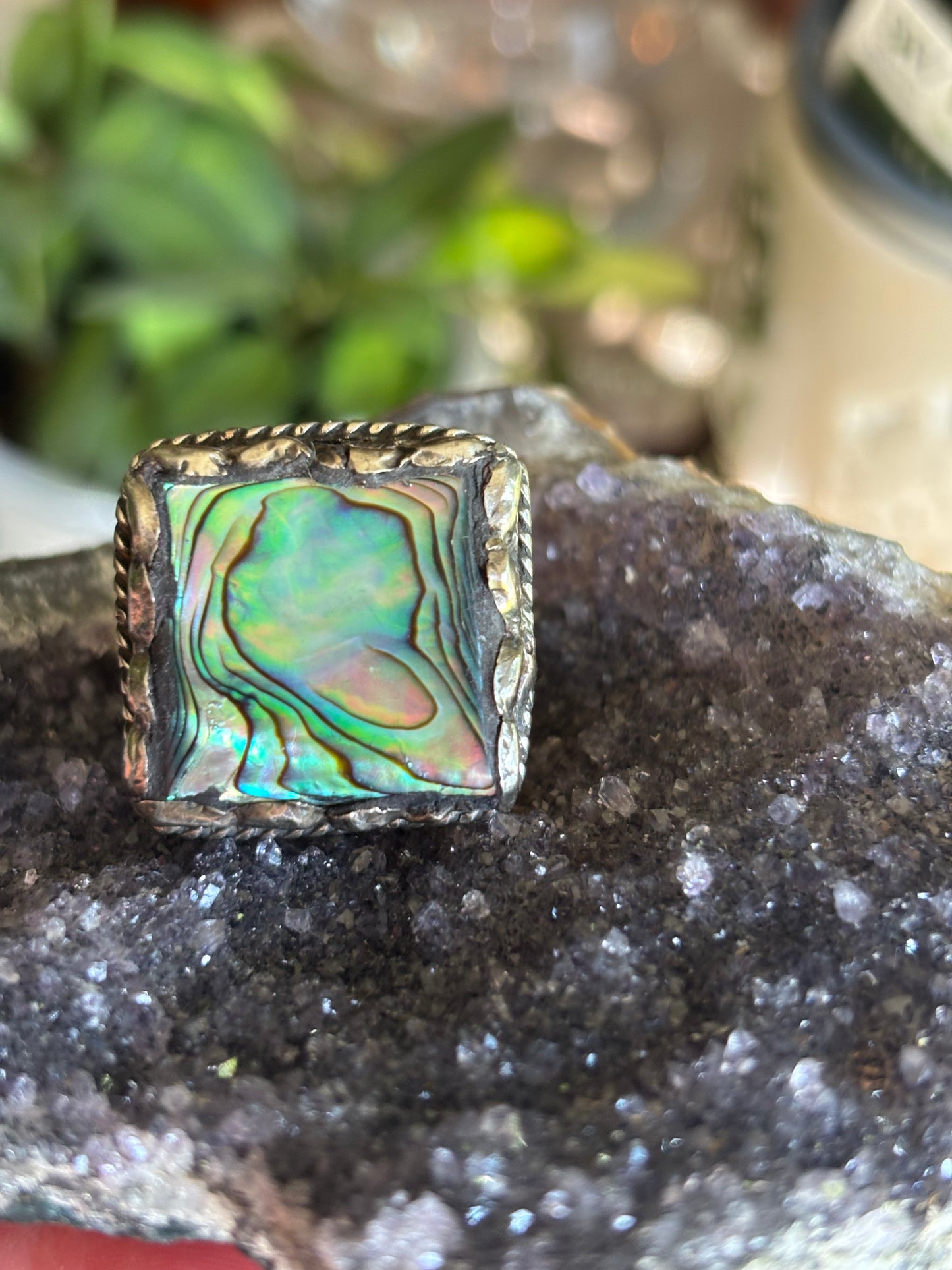 Abalone - Tibetan Silver