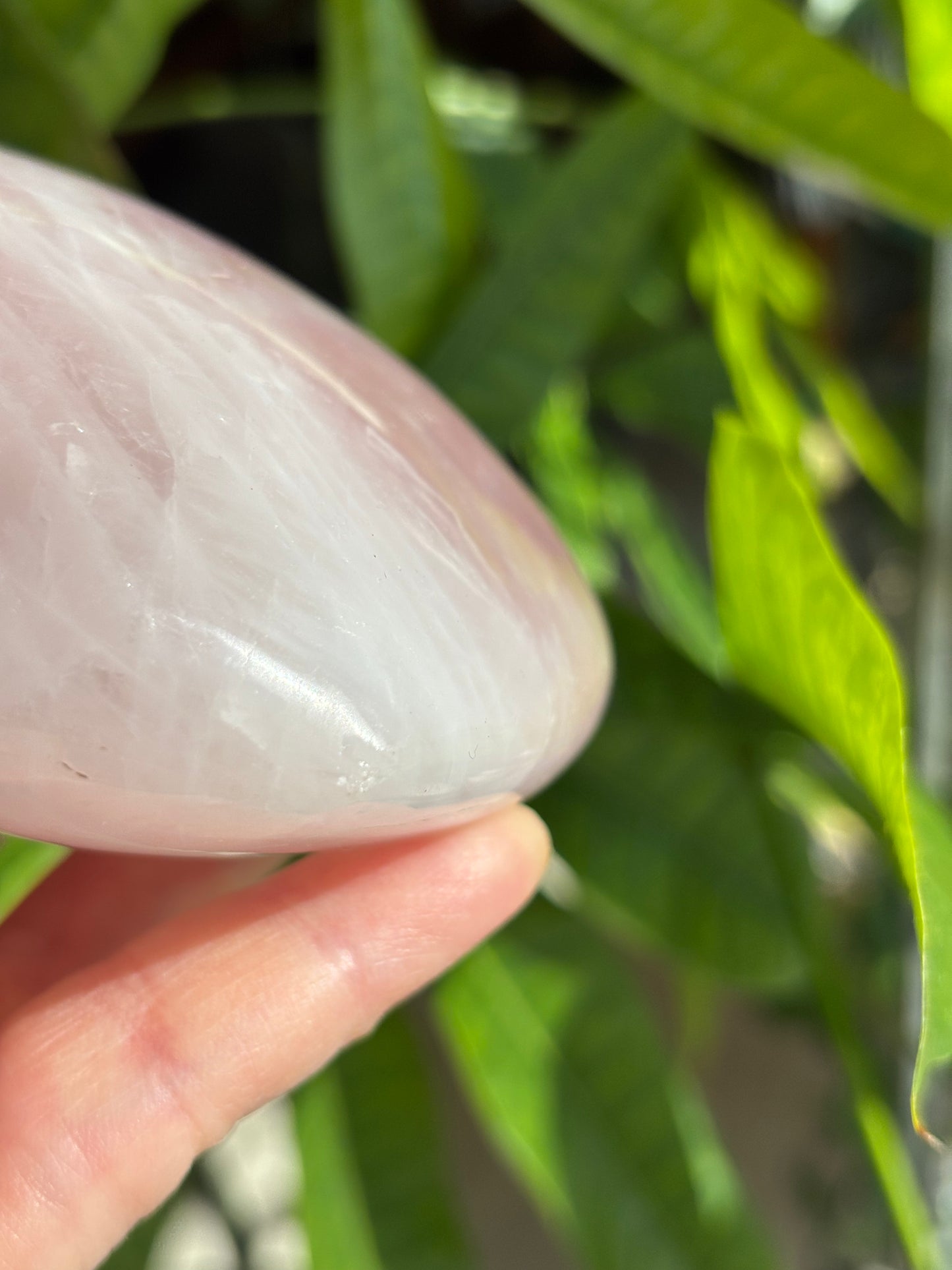 Rose Quartz - Heart - Madagascar