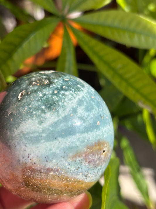 Ocean Jasper Sphere - Madagascar
