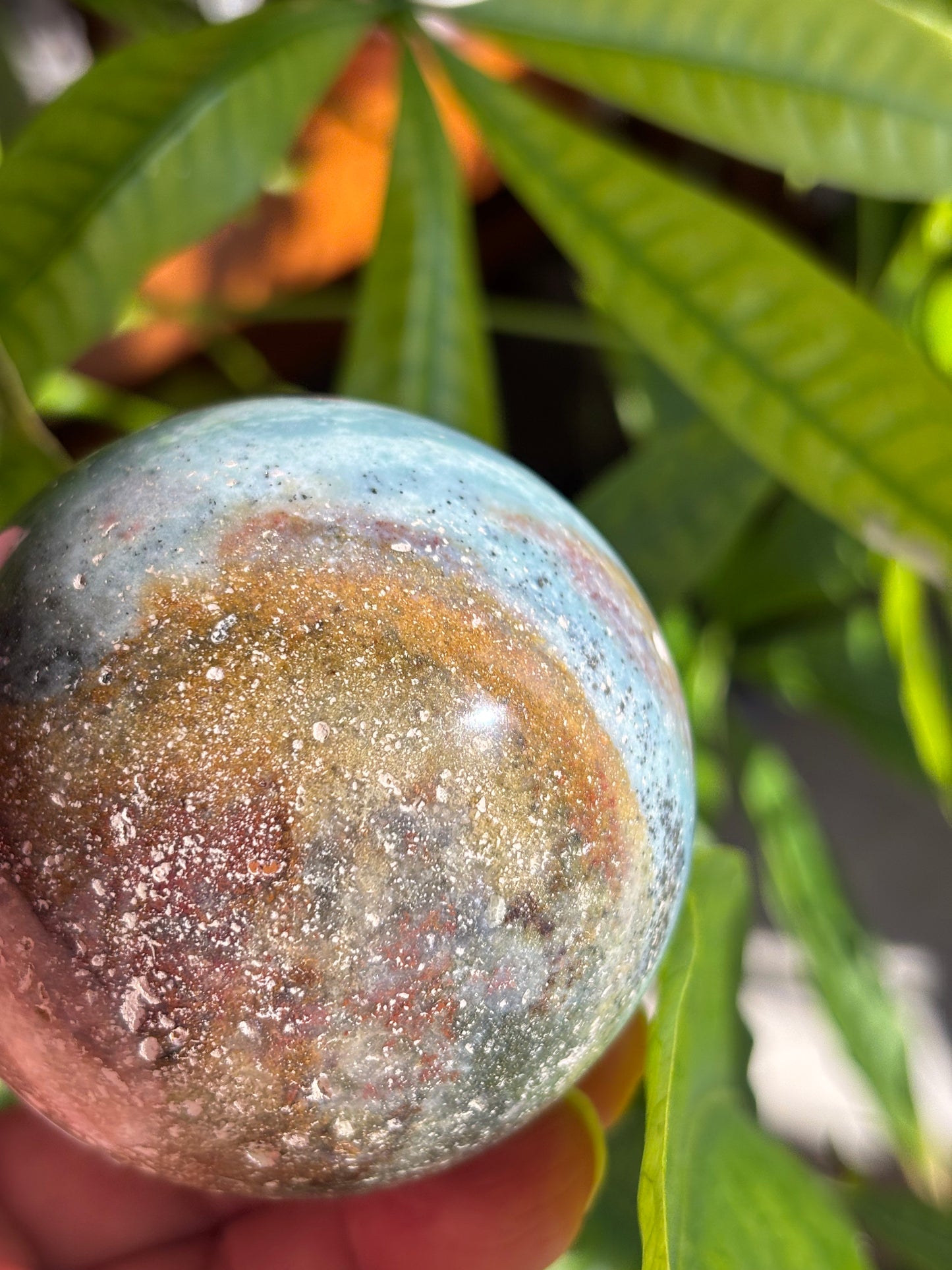 Ocean Jasper Sphere - Madagascar