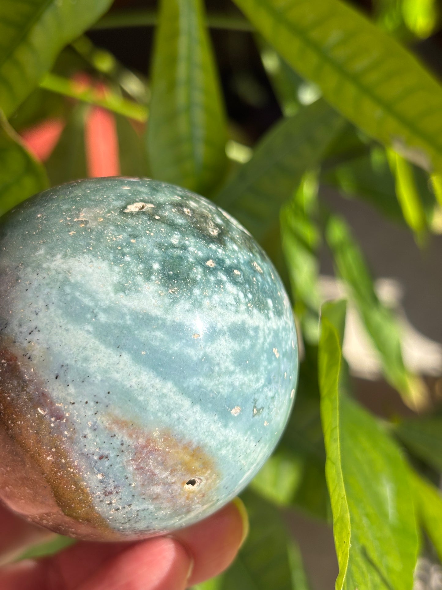 Ocean Jasper Sphere - Madagascar