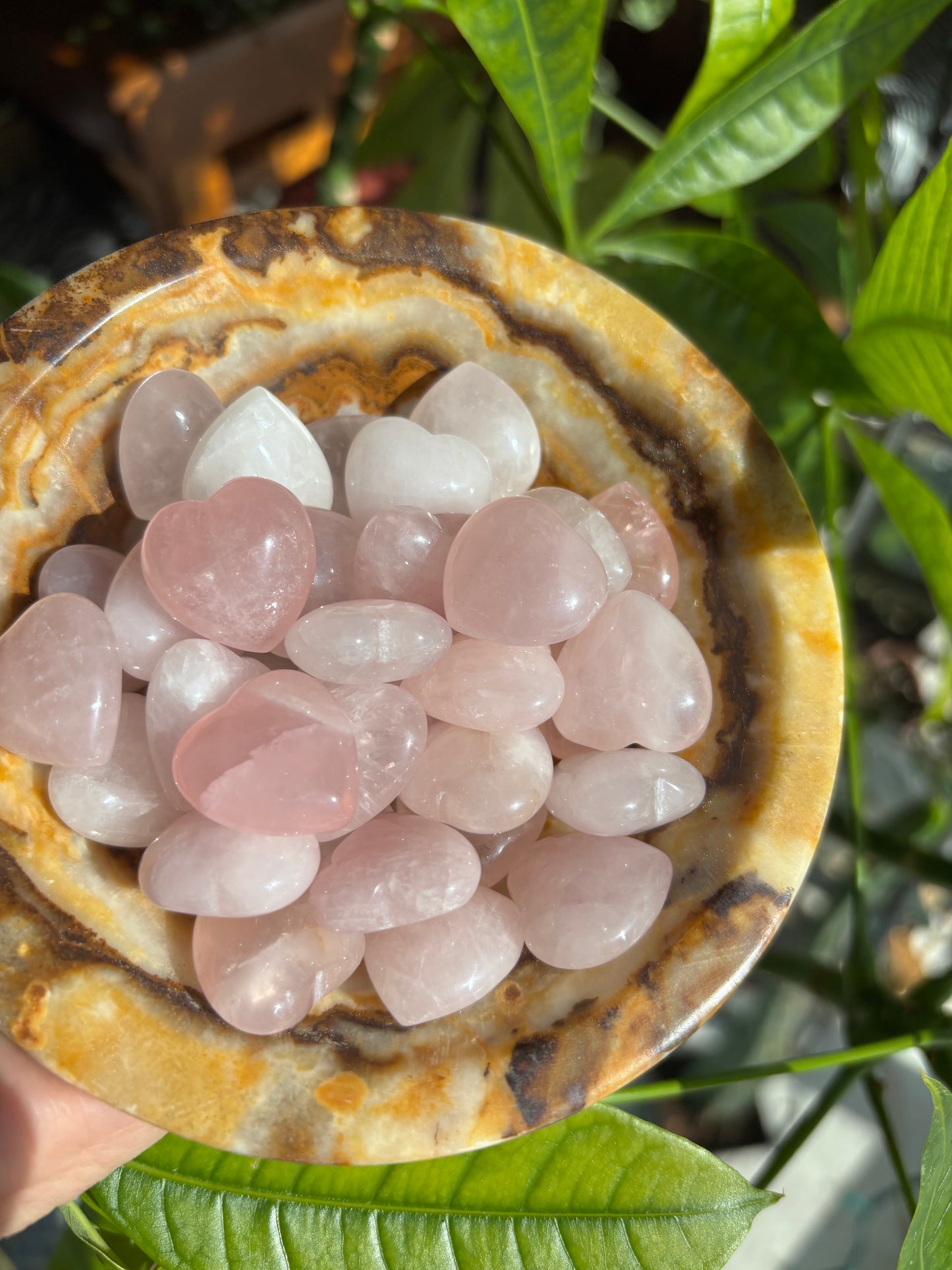 Rose Quartz - Heart mini