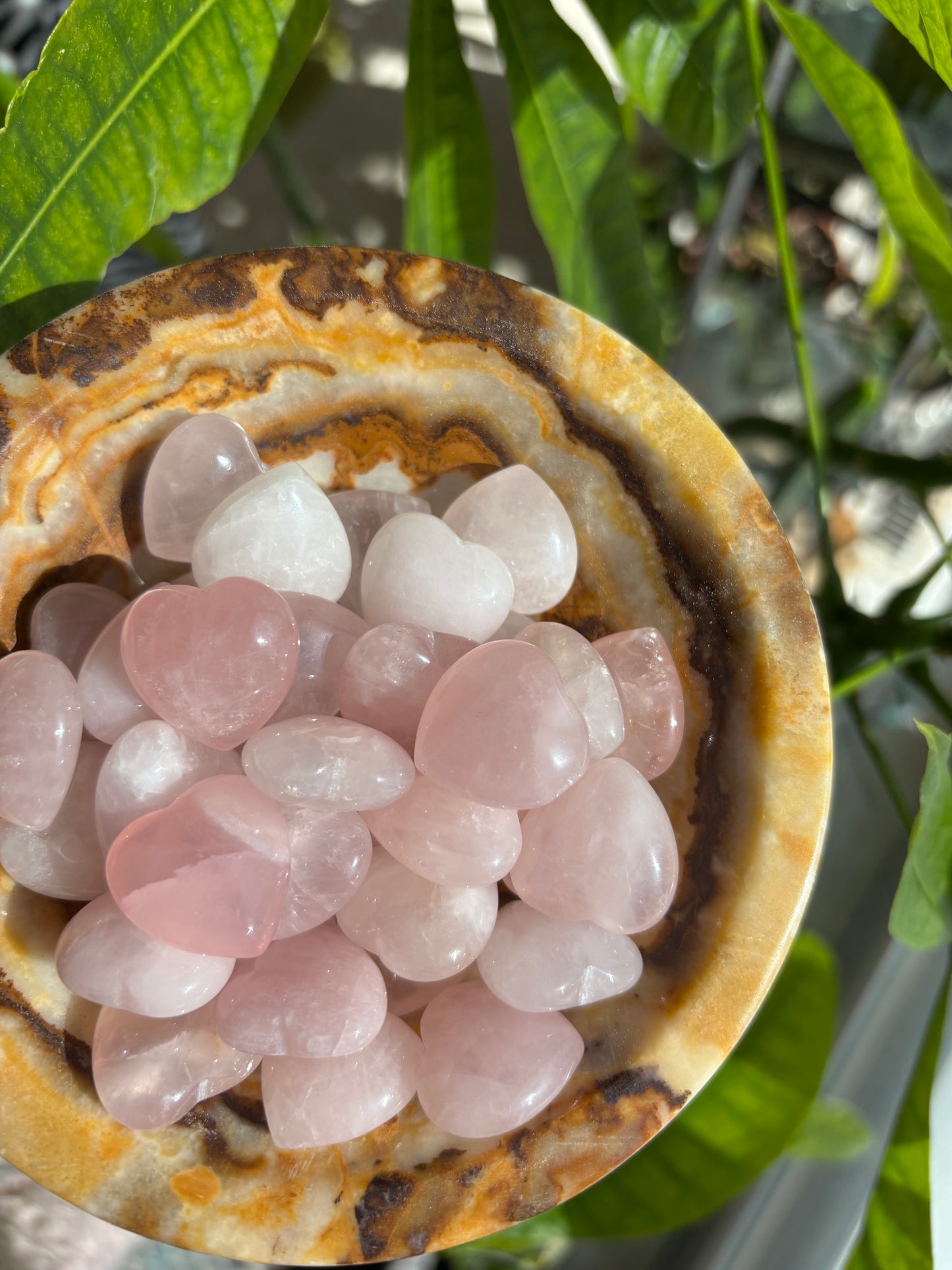 Rose Quartz - Heart mini