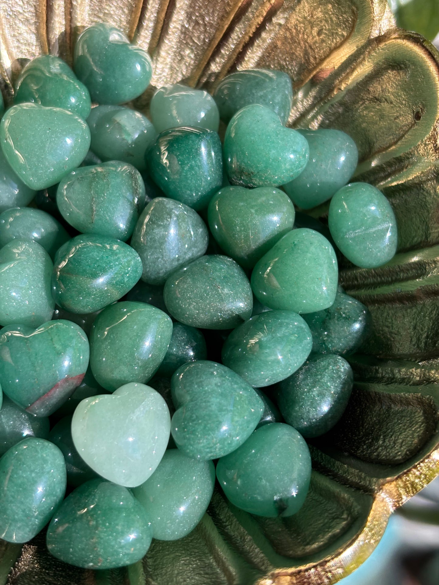Green Aventurine - Heart mini