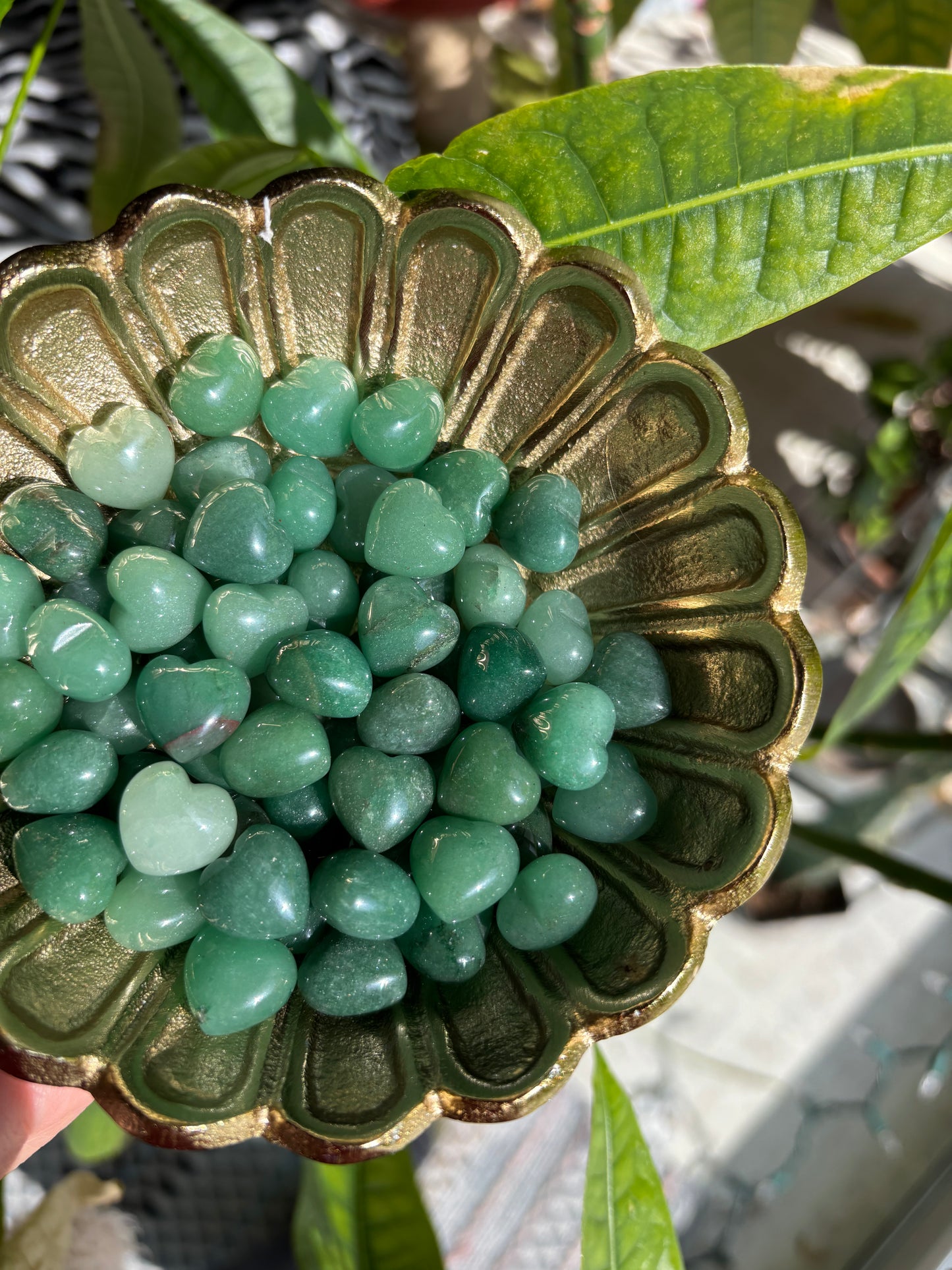 Green Aventurine - Heart mini