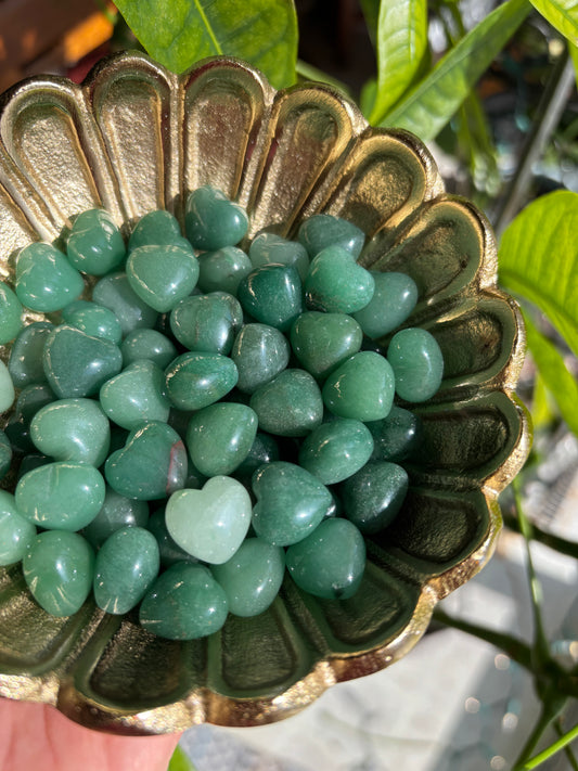 Green Aventurine - Heart mini