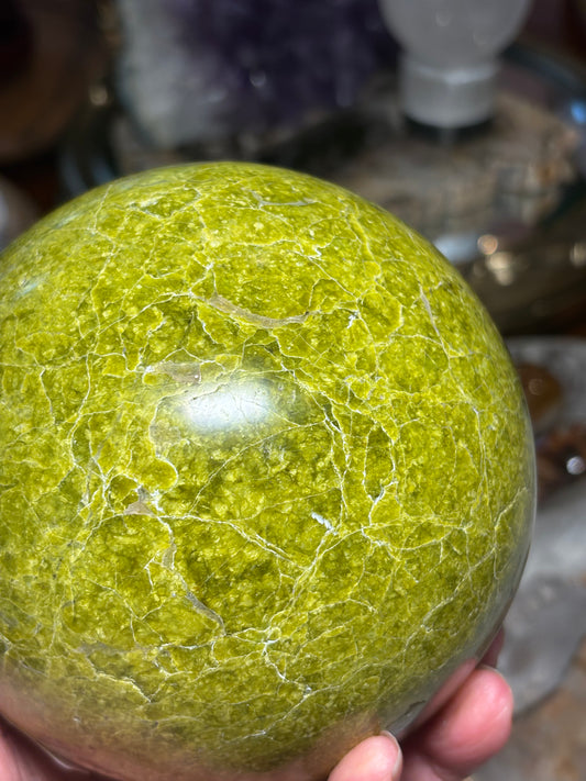Green Opal Sphere