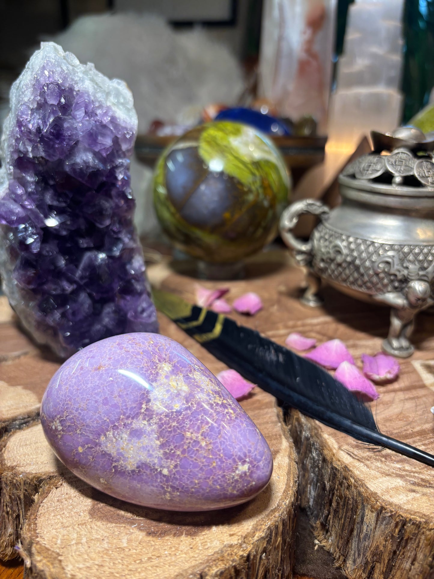 Green Opal Sphere