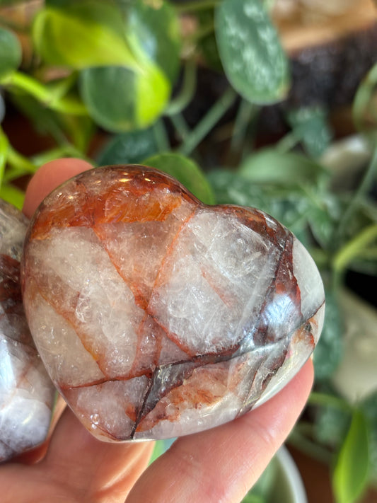 Fire Quartz - Heart