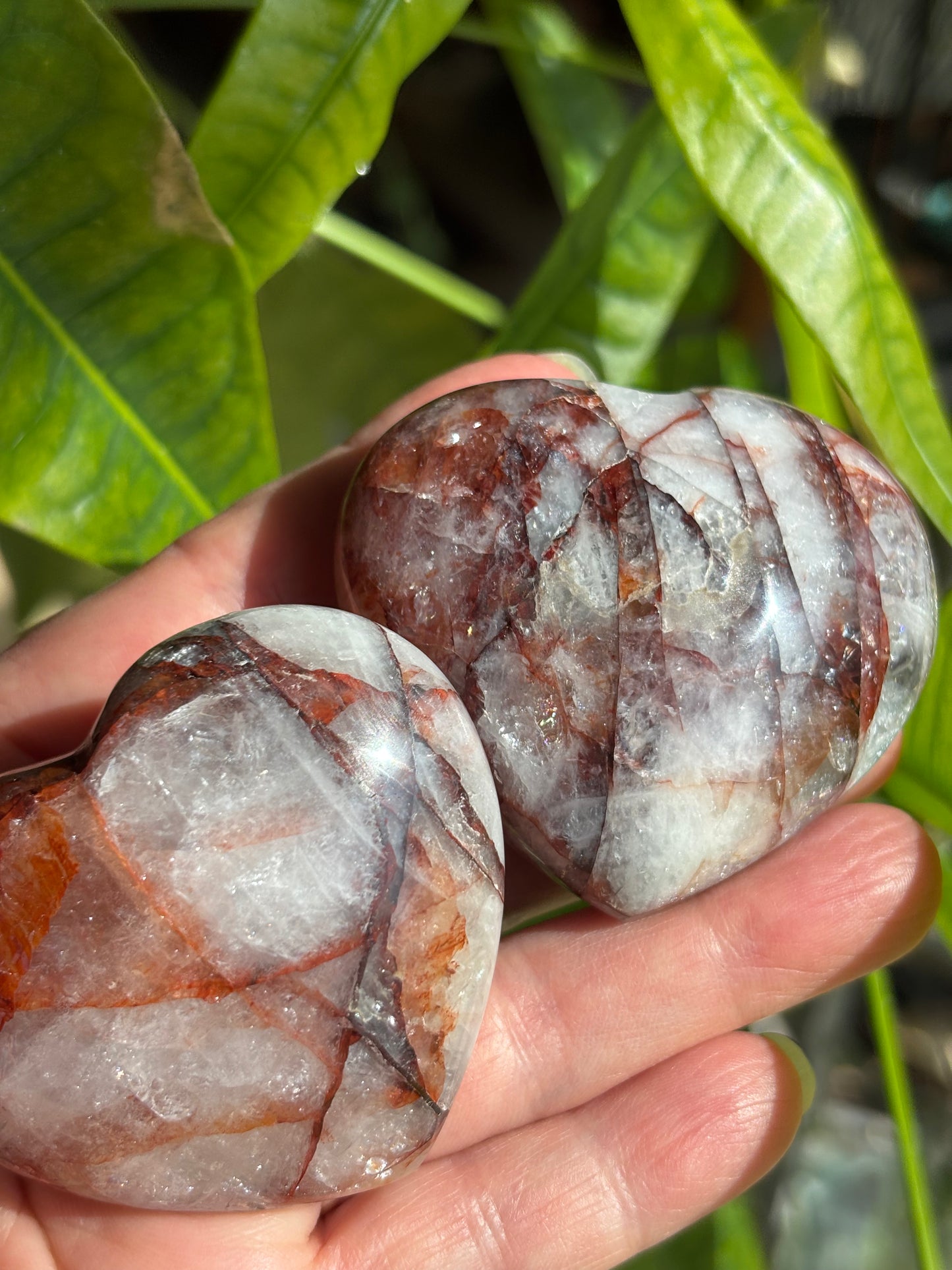Fire Quartz - Heart