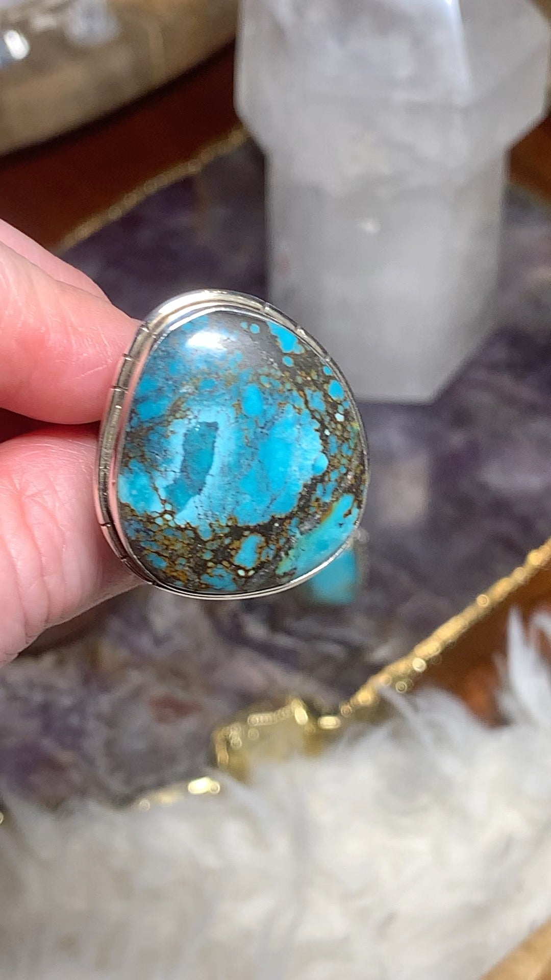 Turquoise Ring size 9.5