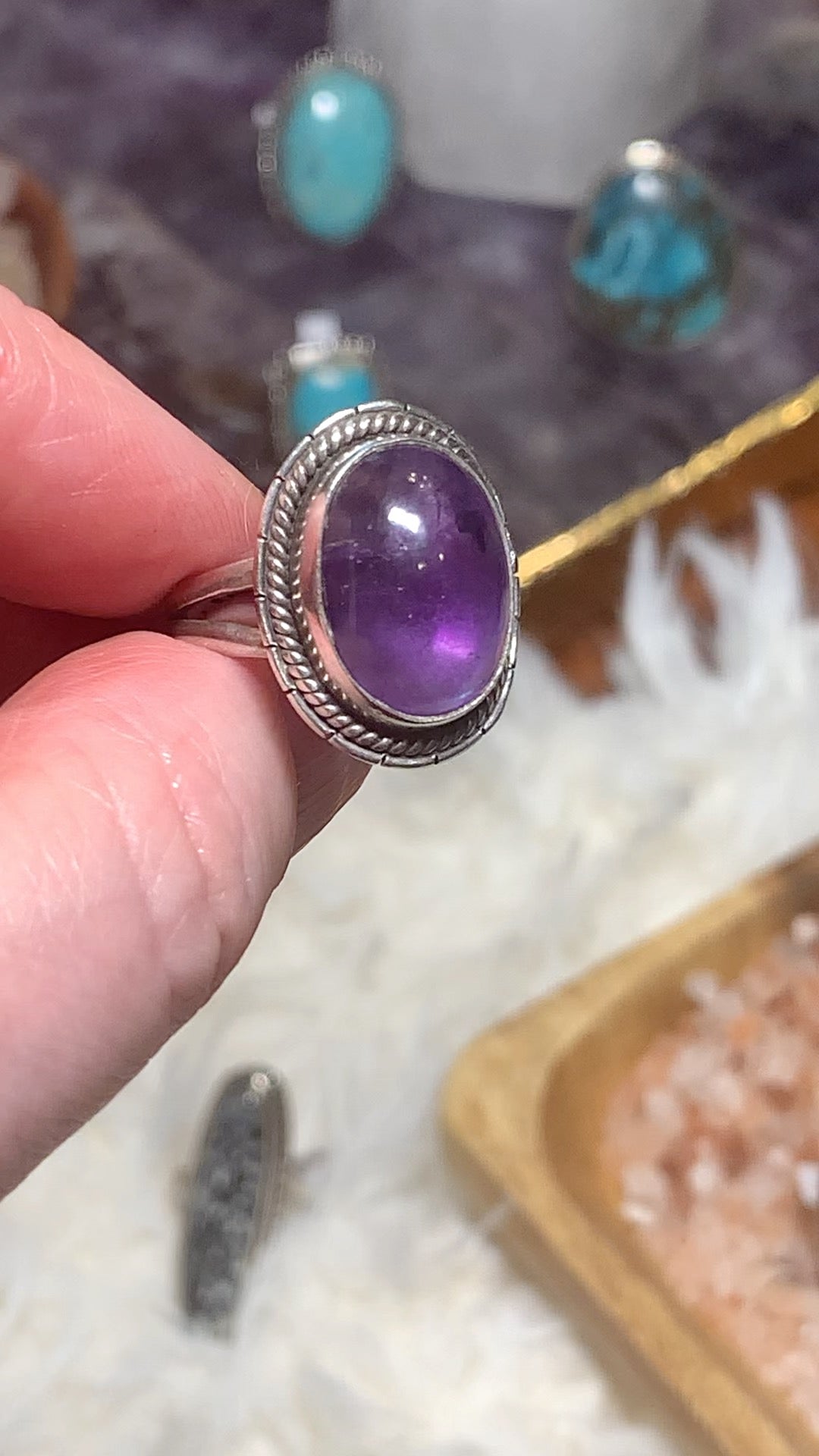 Amethyst Ring size 7.5