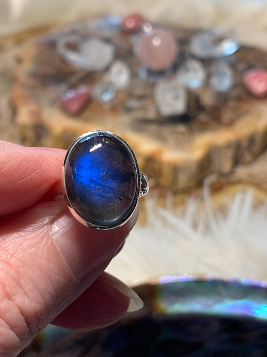 Labradorite Ring size 4.5