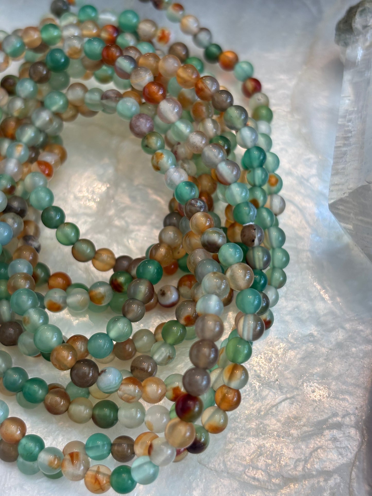 Peacock Agate Bracelet