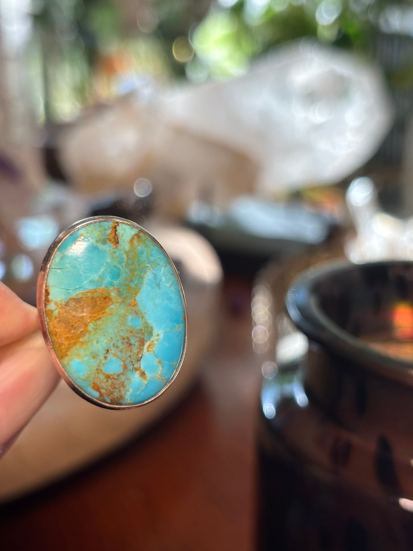 Turquoise Ring size 9