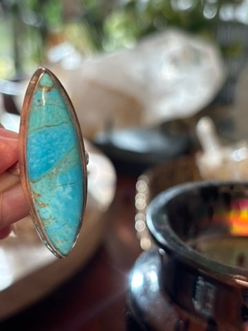 Turquoise Ring size 6.5
