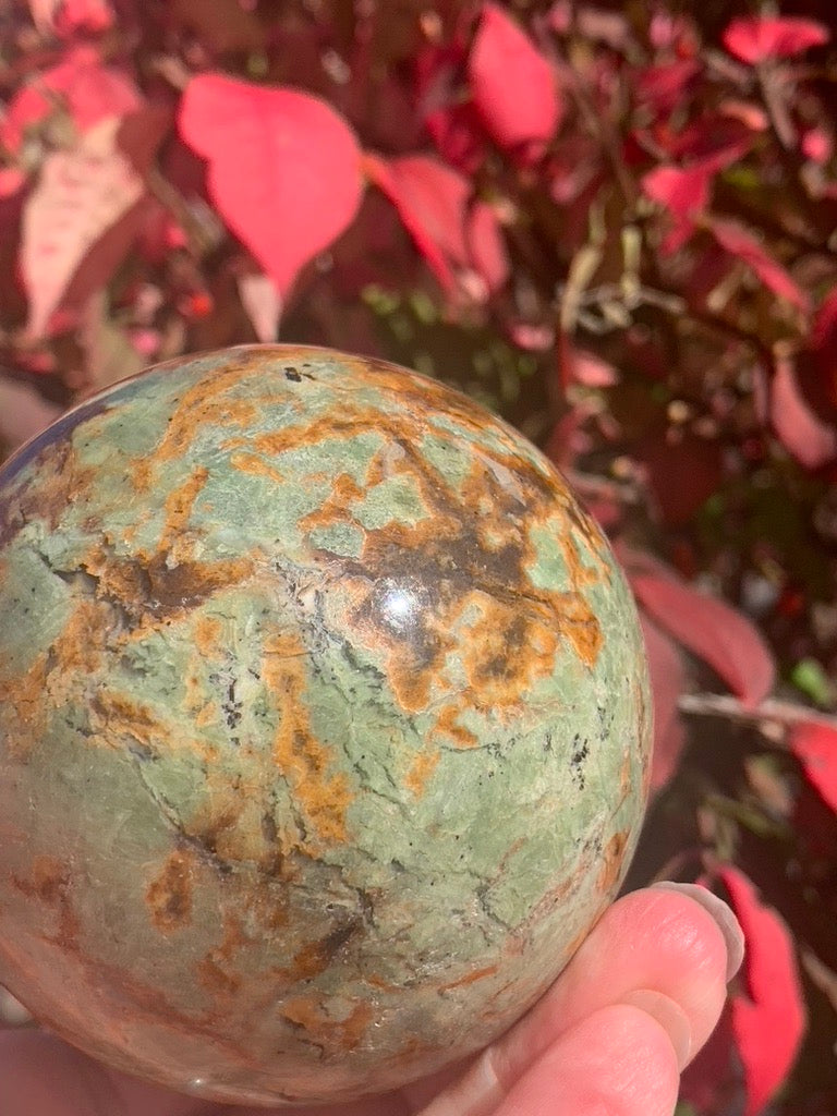 Chrysoprase Sphere