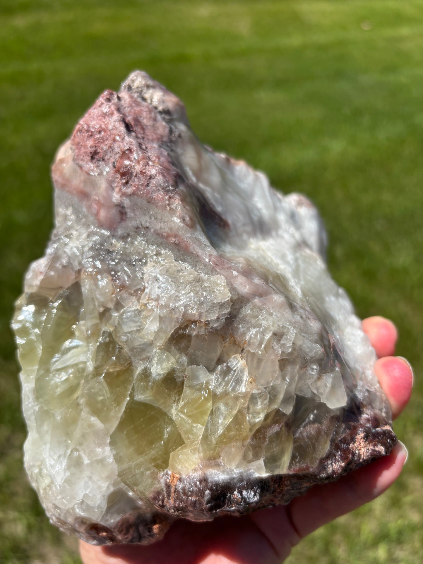 Green Calcite natural - Mexico