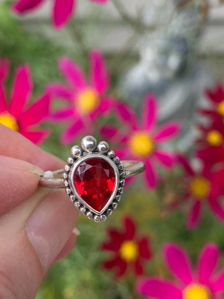 Garnet Ring size 8