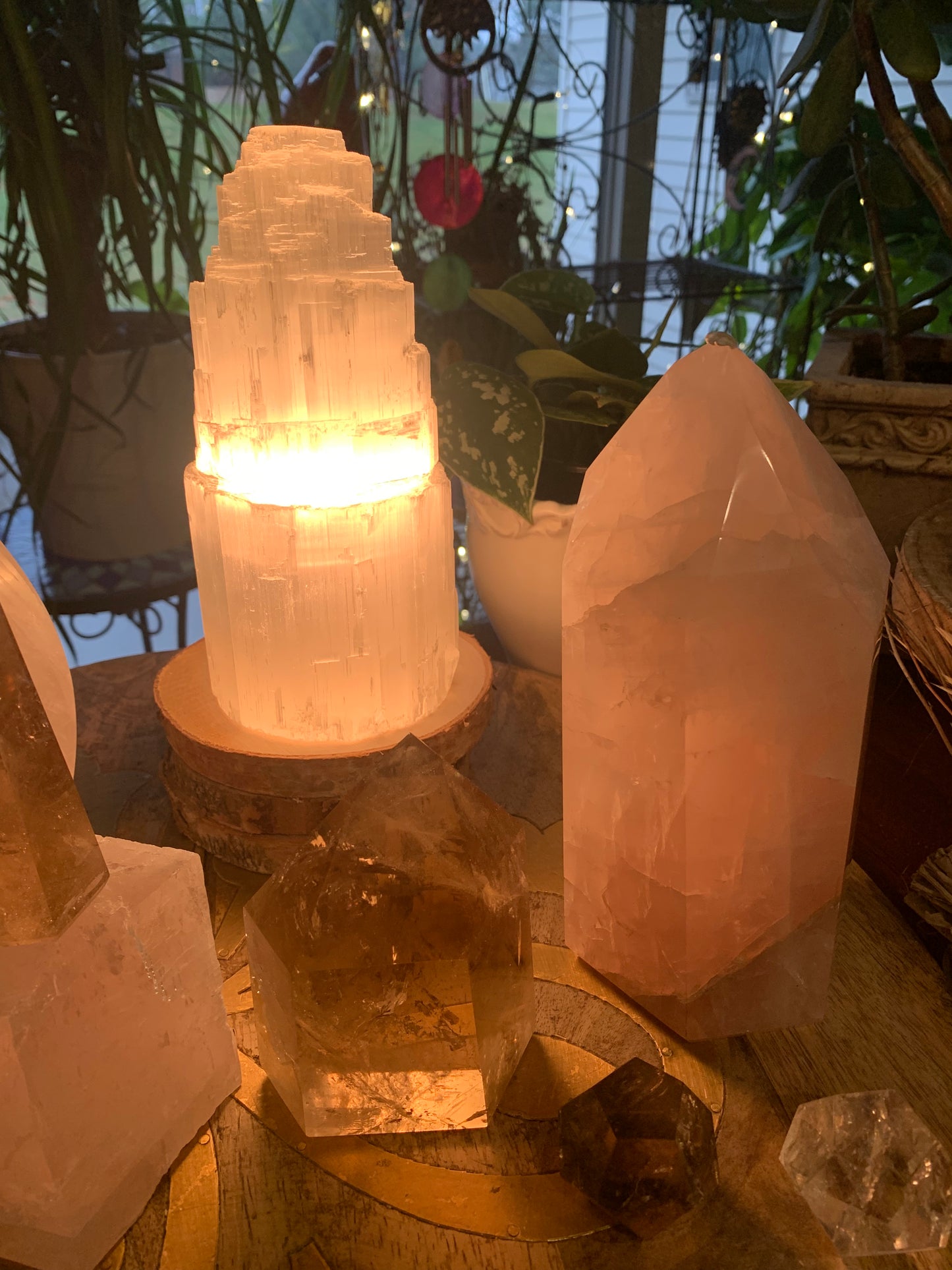 Selenite Energy Lamp