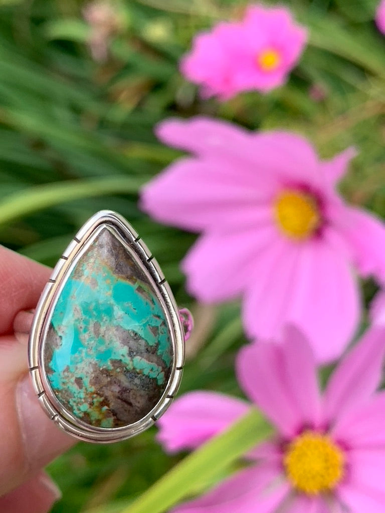 Turquoise Ring size 8