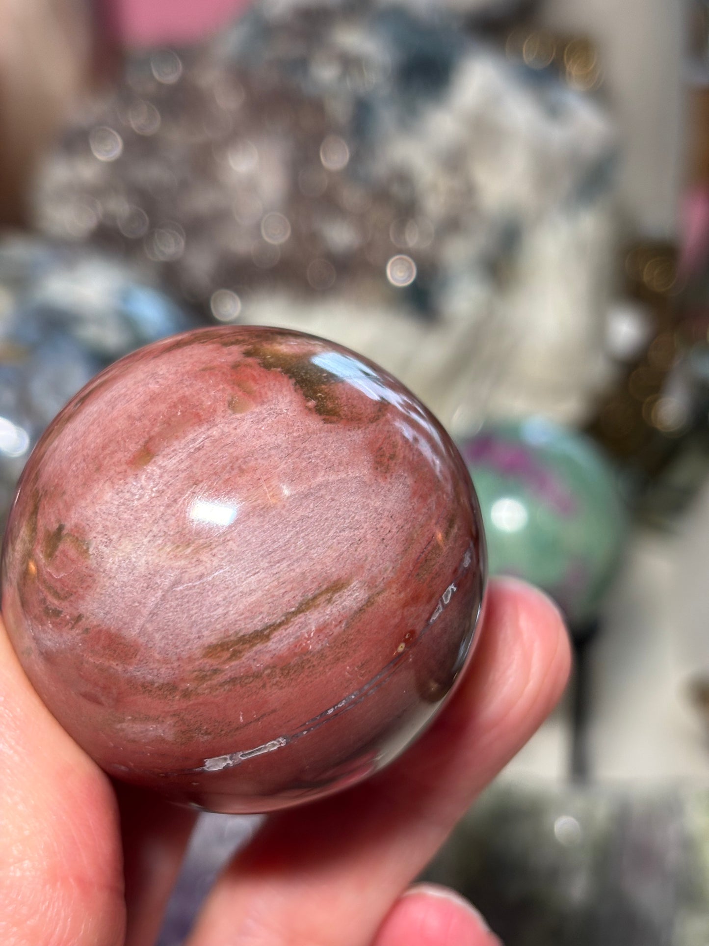 Petrified Wood Sphere - Madagascar
