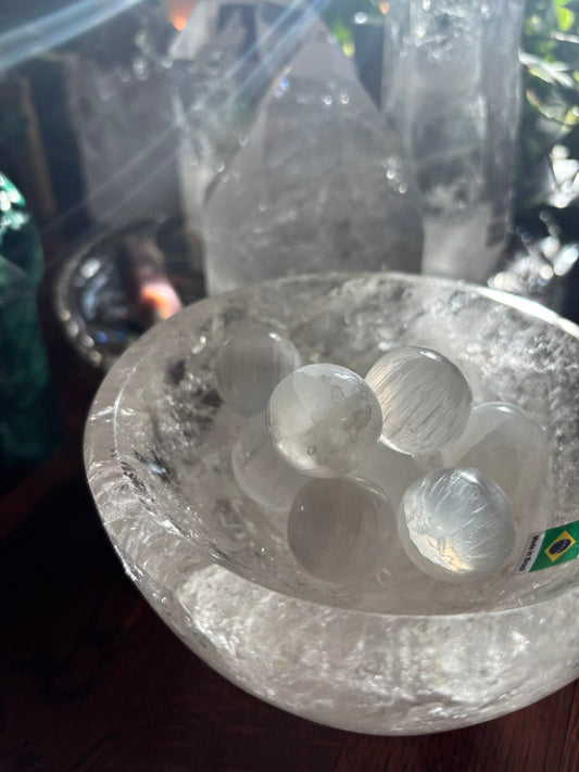 Selenite Sphere