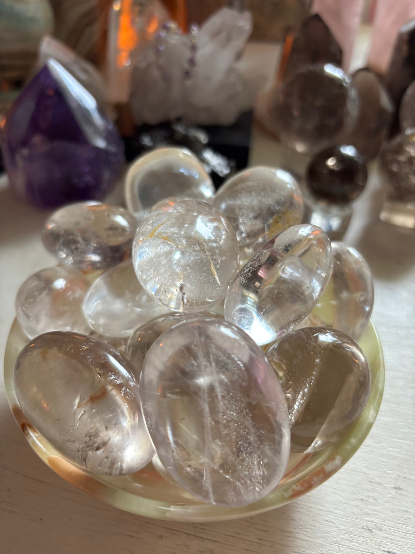 Lemurian - Palm Stone - Tumble mix - 1 pound BAG