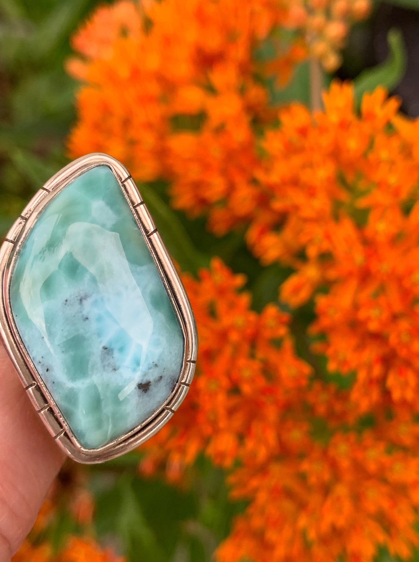 Larimar Ring Size 9