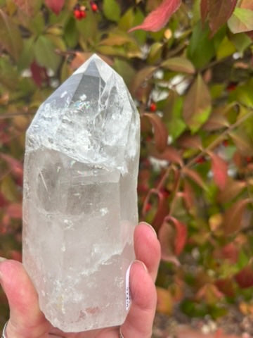 Lemurian Quartz Point - Rainbows