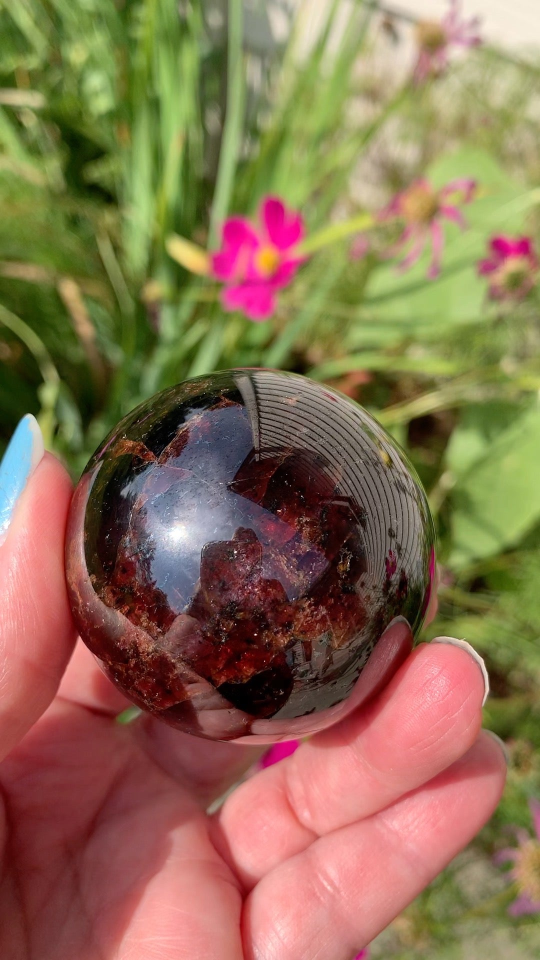 Star Garnet Sphere