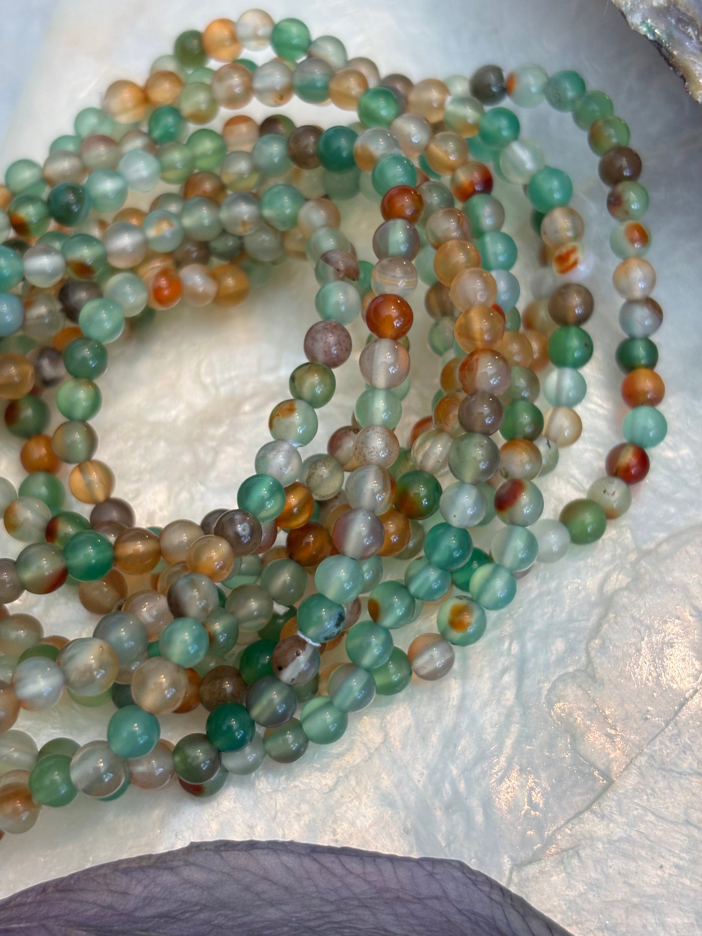 Peacock Agate Bracelet