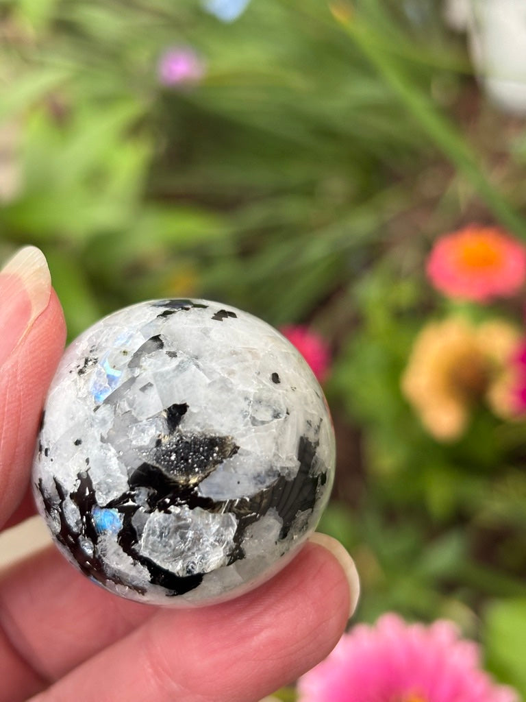 Rainbow Moonstone - Sphere | India