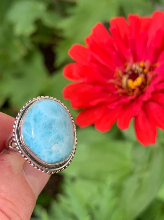 Larimar Ring Size 7