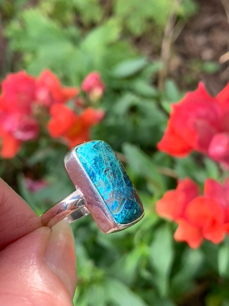 Shattuckite Ring size 5.5