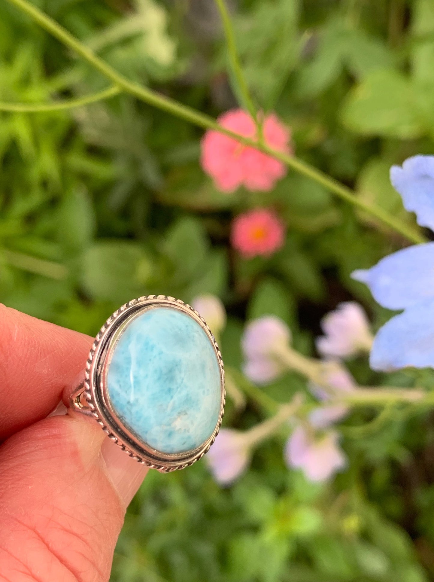 Larimar Ring Size 7