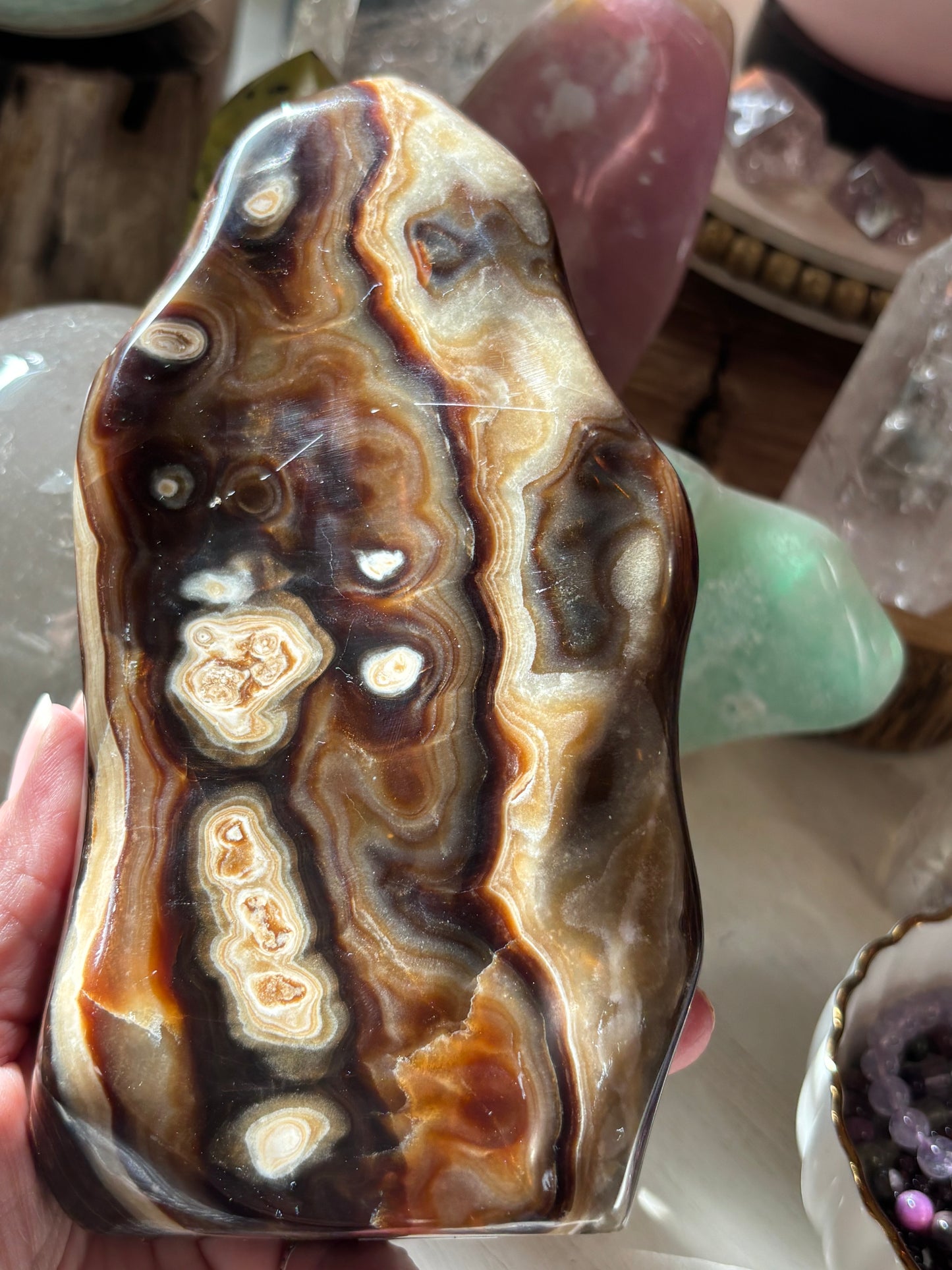 Chocolate Calcite - Free Form | Pakistan