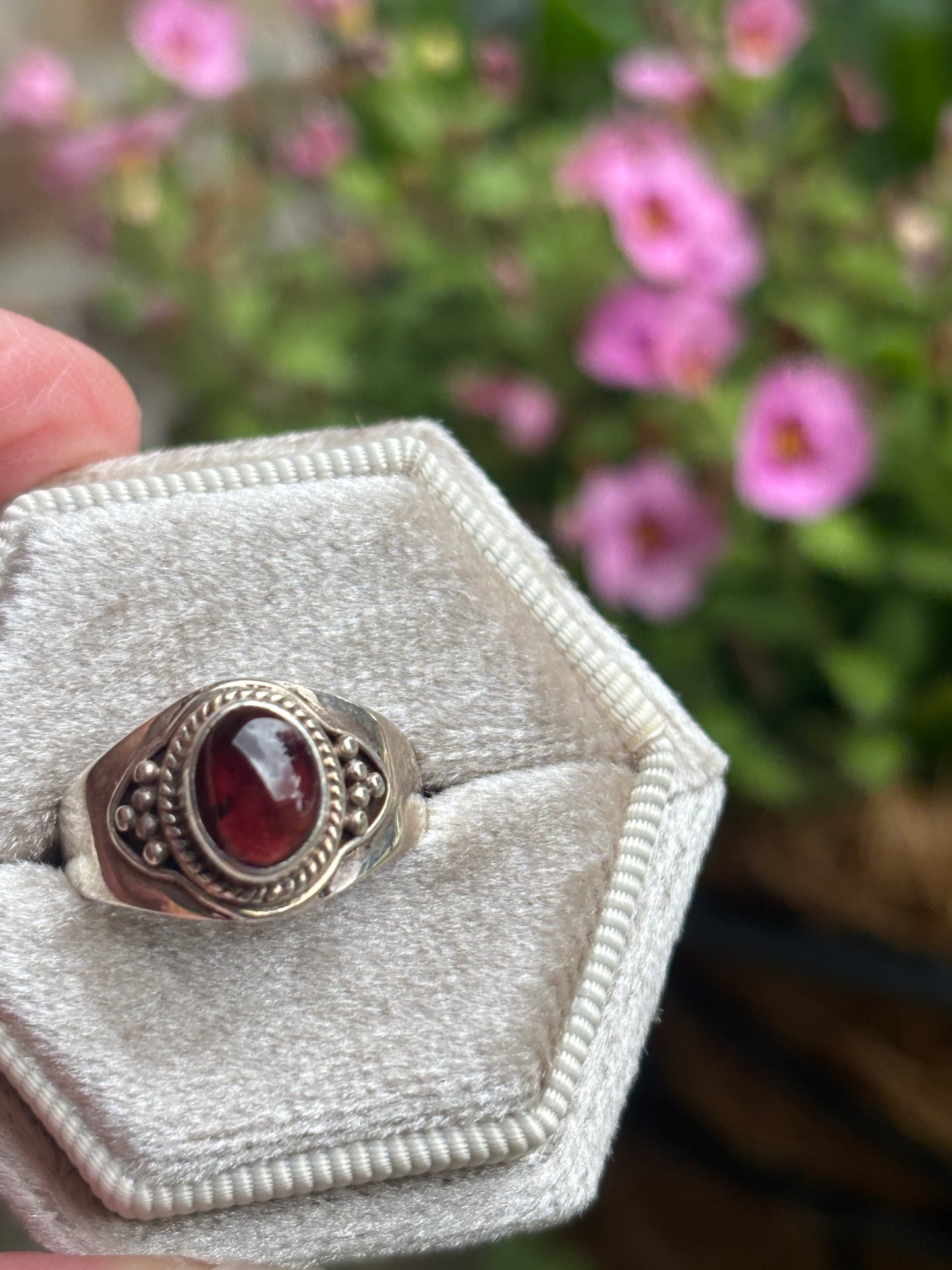 Garnet Ring size 6.5
