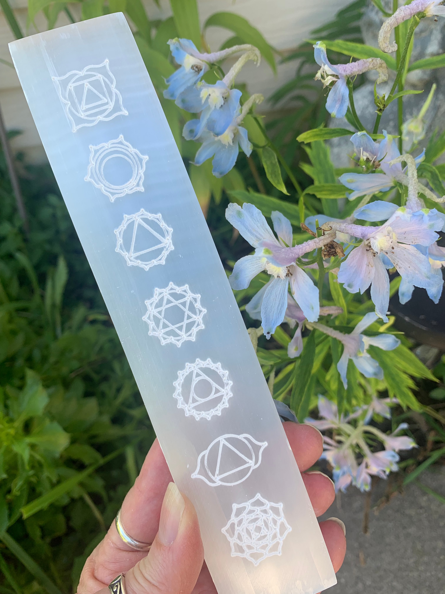 Selenite Chakra Charging Plate