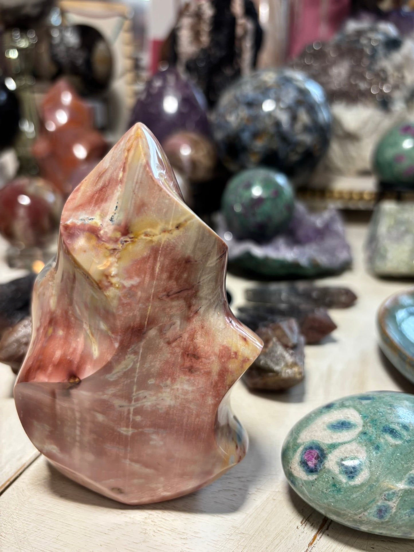 Polychrome Jasper Flame | Madagascar