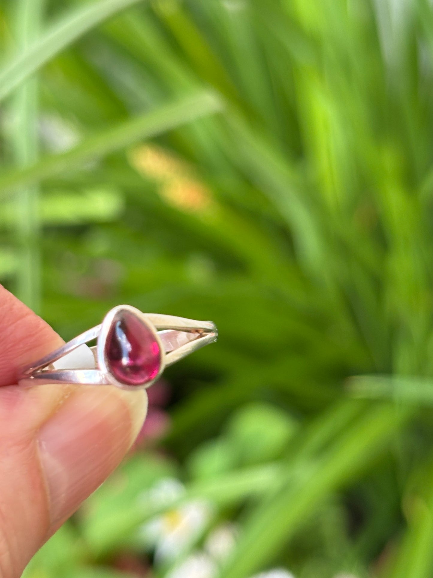 Pink Tourmaline Ring size 8.5