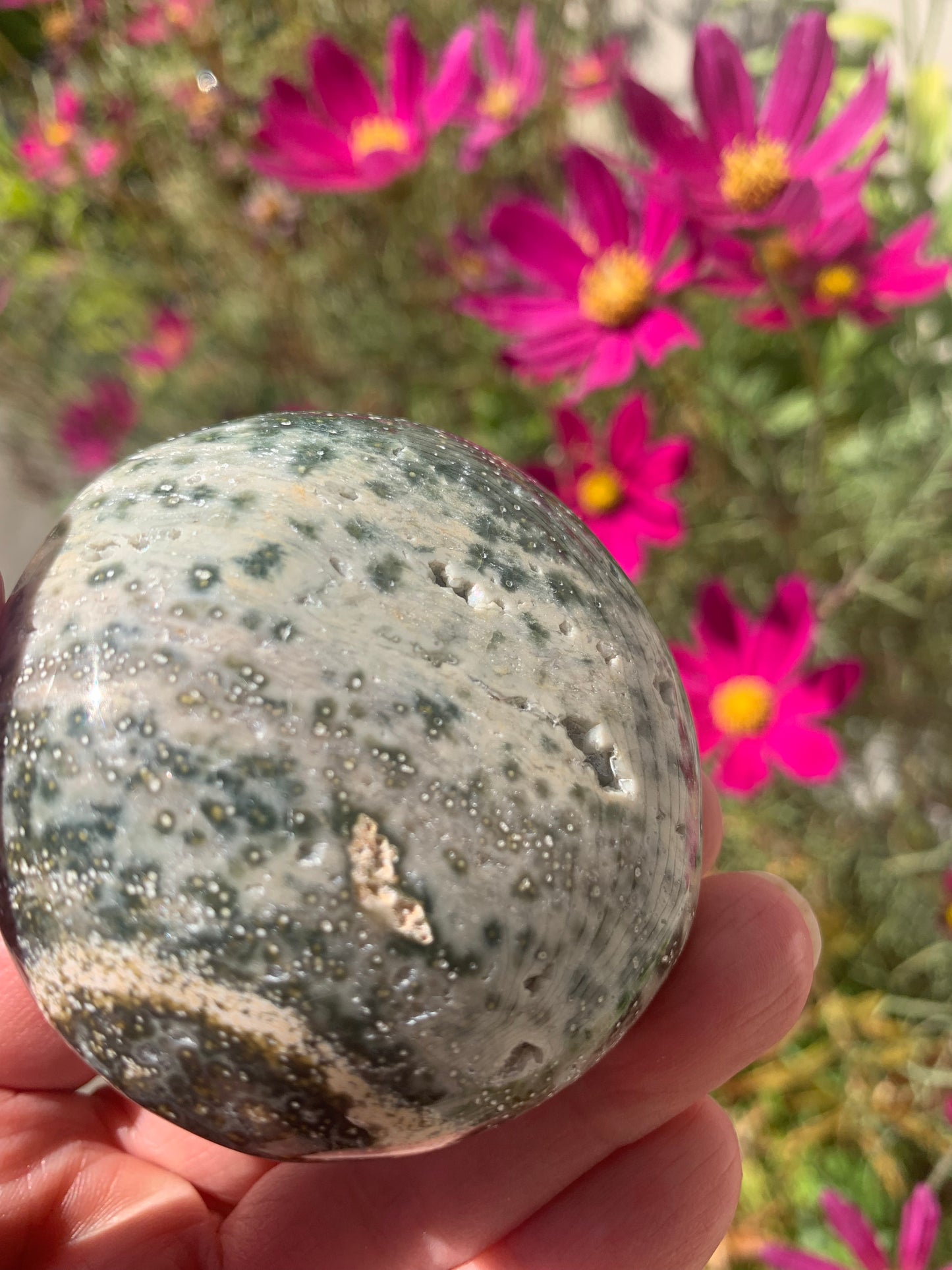 Ocean Jasper Gallet - Green Vein - Madagascar