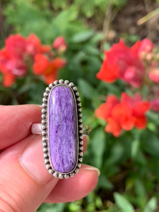 Charoite Ring size 7