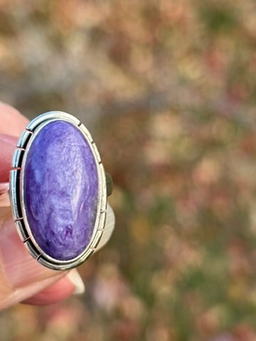 Charoite Ring size 8