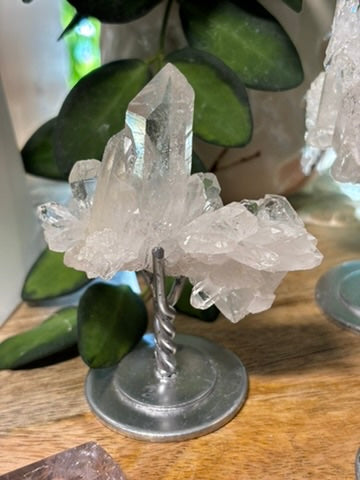 Mini Quartz Cluster on stand - Brazil