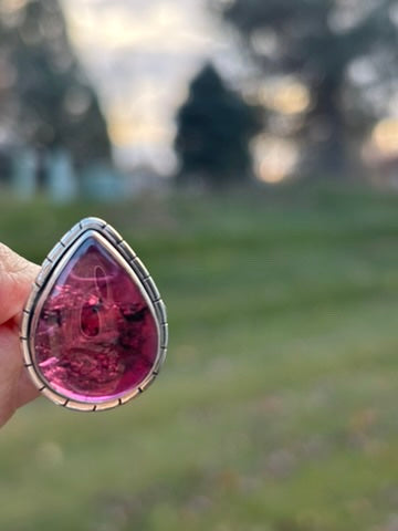 Rhodolite Garnet Ring size 8.5