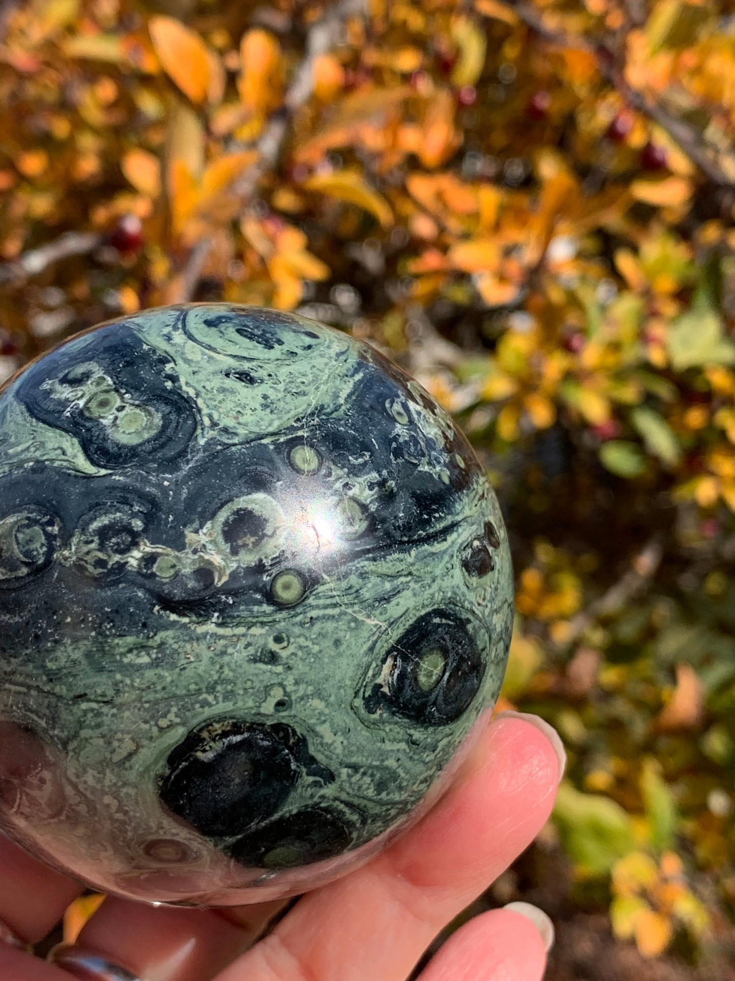 Kambaba Jasper sphere - Madagascar