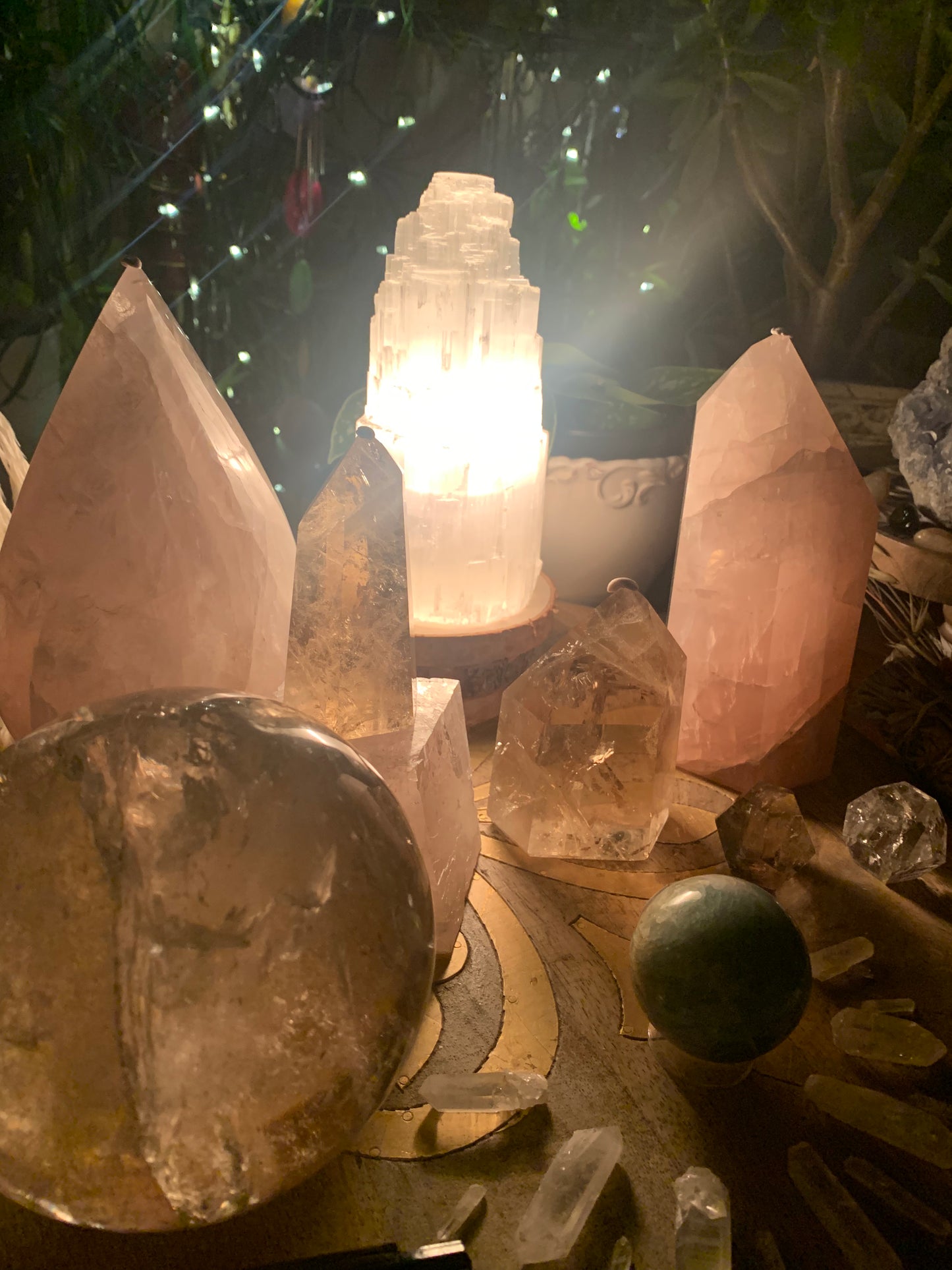 Selenite Energy Lamp