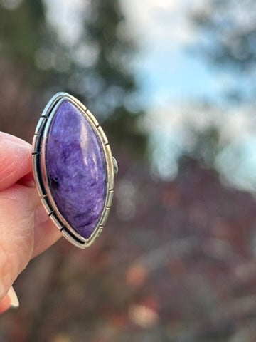 Charoite Ring size 7