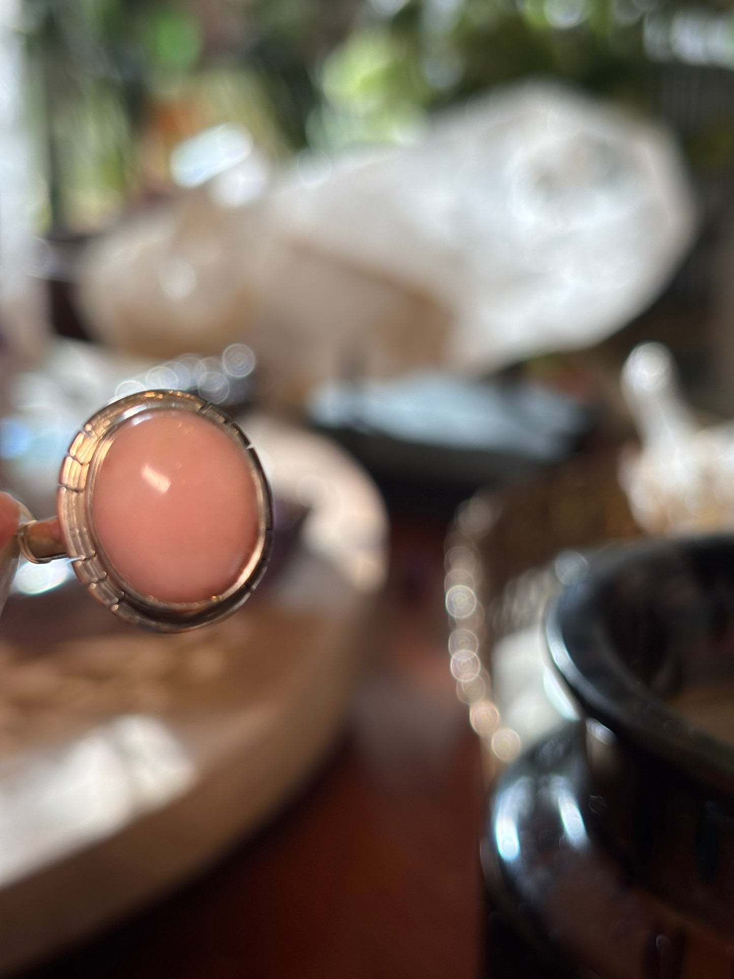 Pink Opal Ring size 5